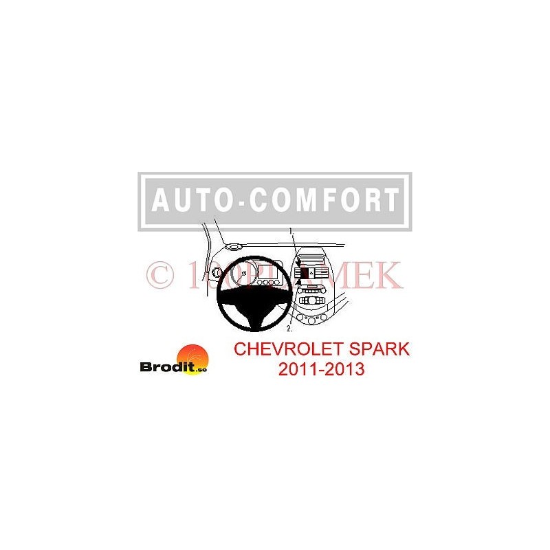 Proclip do Chevrolet SPARK 2011-2013 - centralny