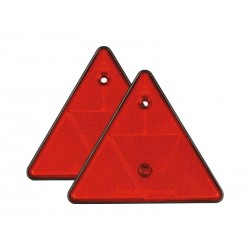 Czerwony trójkąt odblaskowy na wkręty - LAMPA S.p.A.